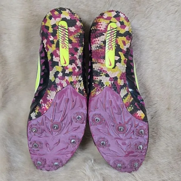 NIKE ZOOM RIVAL S TRACK AND FIELD SPRINT CLEAT SHOES, SIZE 9