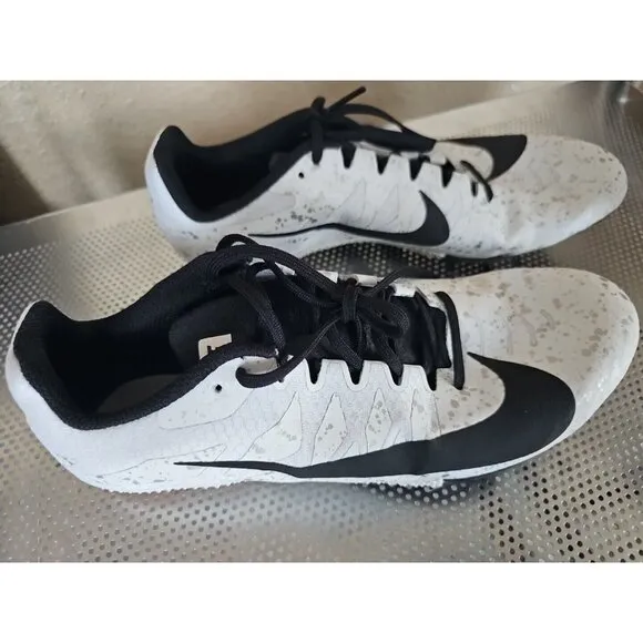 Nike Zoom Rival S Track Spike Sneakers Shoes Athletic Men's Size 10.5 Black