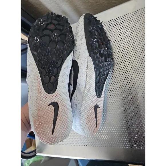 Nike Zoom Rival S Track Spike Sneakers Shoes Athletic Men's Size 10.5 Black