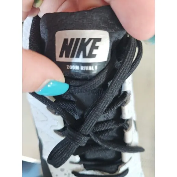 Nike Zoom Rival S Track Spike Sneakers Shoes Athletic Men's Size 10.5 Black