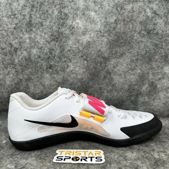 Nike Zoom Rival SD 2 Track Throwing Shoes Mens Size 12.5 White Pink 685134-102