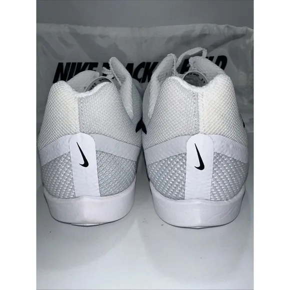 Nike Zoom Rival Shoes White Silver Black Track /Field Running Shoes,M-12/W13.5