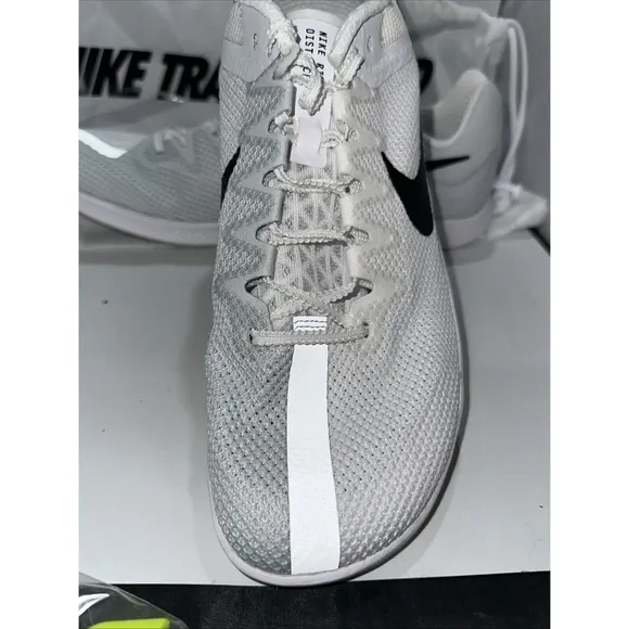 Nike Zoom Rival Shoes White Silver Black Track /Field Running Shoes,M-12/W13.5