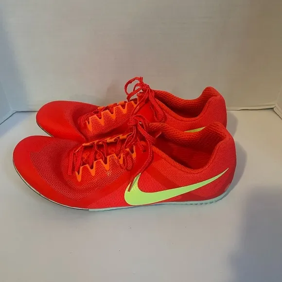 Nike Zoom Rival Spikes Track &amp; Field Neon Orange Size 13
