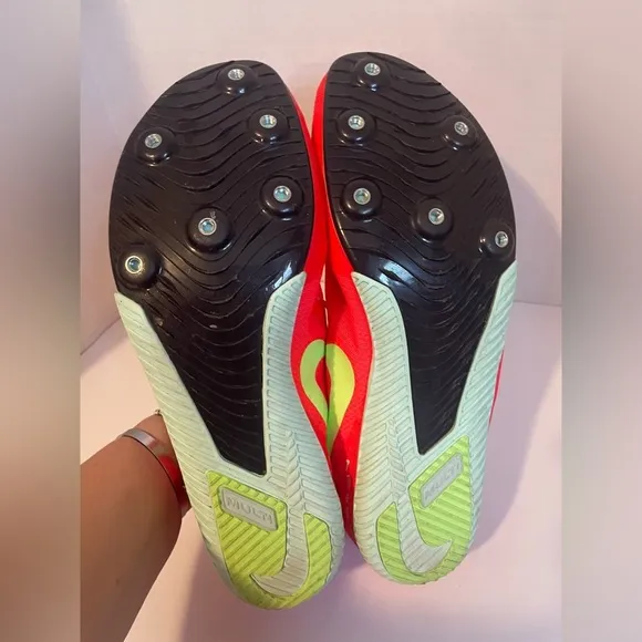 Nike Zoom Rival Spikes Track &amp; Field Neon Orange Size 13