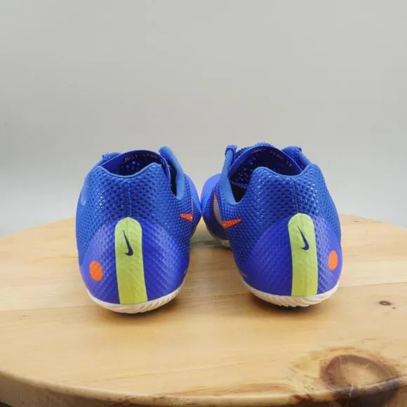 Nike Zoom Rival Sprint Mens Size 10 Track Spikes Racer Blue Lime Shoes NEW