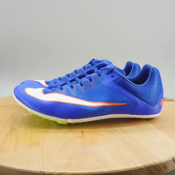 Nike Zoom Rival Sprint Mens Size 10 Track Spikes Racer Blue Lime Shoes NEW