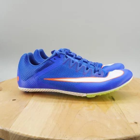 Nike Zoom Rival Sprint Mens Size 10 Track Spikes Racer Blue Lime Shoes NEW