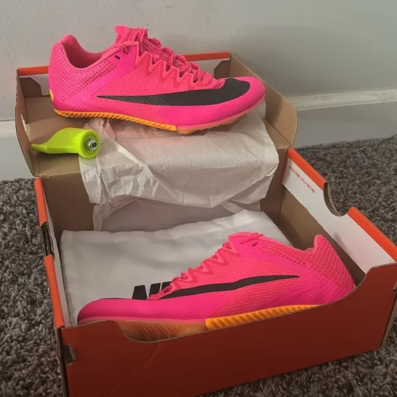 Nike Zoom Rival Sprint Shoes - Hyper Pink and Black