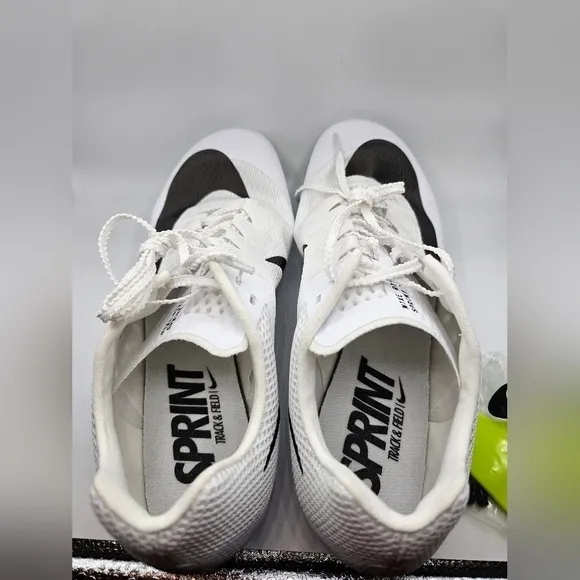 Nike Zoom Rival 'White Black' Track and Field Shoes Mens Size 8.5