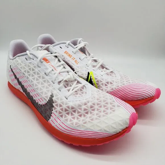 Nike Zoom Rival XC 5 Track Field Spikes Shoes Men's White CZ1795-102 Size 14📦