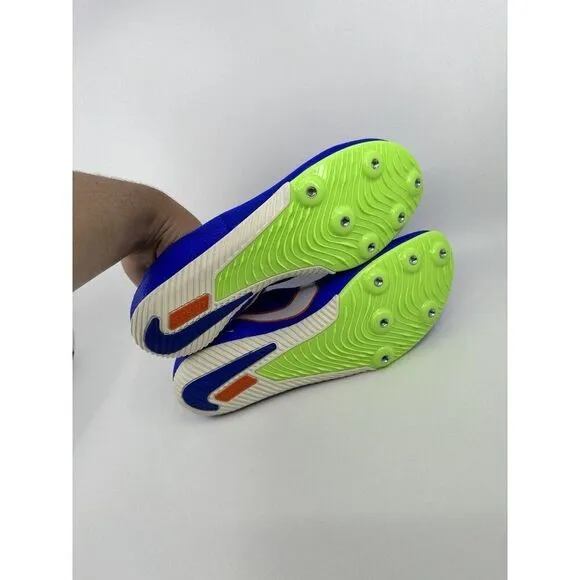 Nike Zoom Rival Sprinter Track Spikes Racer Blue Lime DC8753-401 Men's Size 9