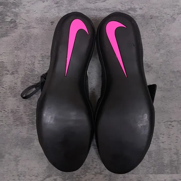 NIKE Zoom Rotational 6 Track Field Shoes Mens 6 Womens 7.5 Black Pink Green