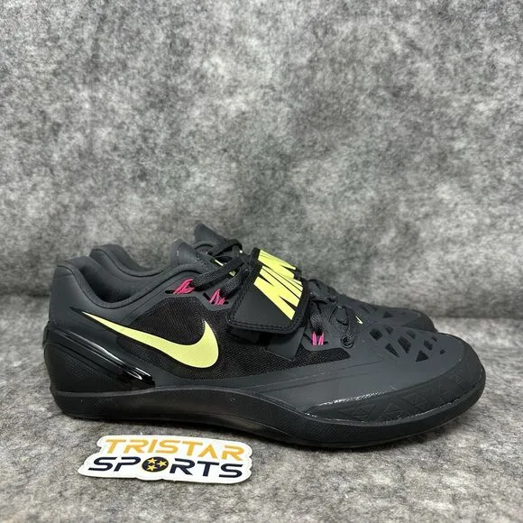 Nike Zoom Rotational 6 Track Throwing Shoes Mens Size 9 Black Pink 685131-004