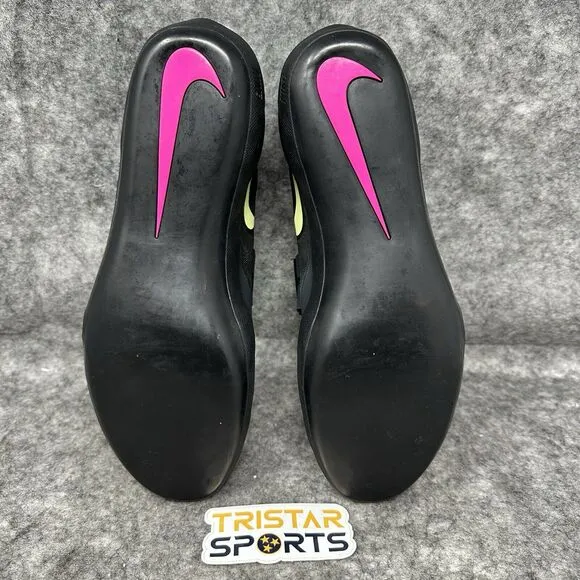 Nike Zoom Rotational 6 Track Throwing Shoes Mens Size 9 Black Pink 685131-004