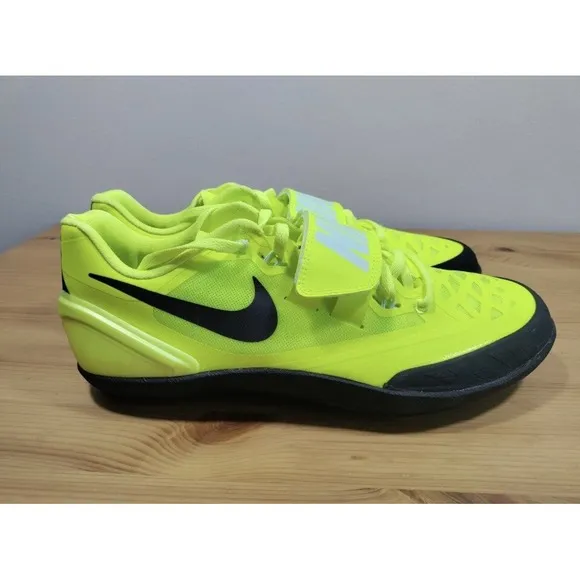 Nike Zoom Rotational 6 Track Throwing Shoes Volt Mens Size 6.5 / Women Size 8