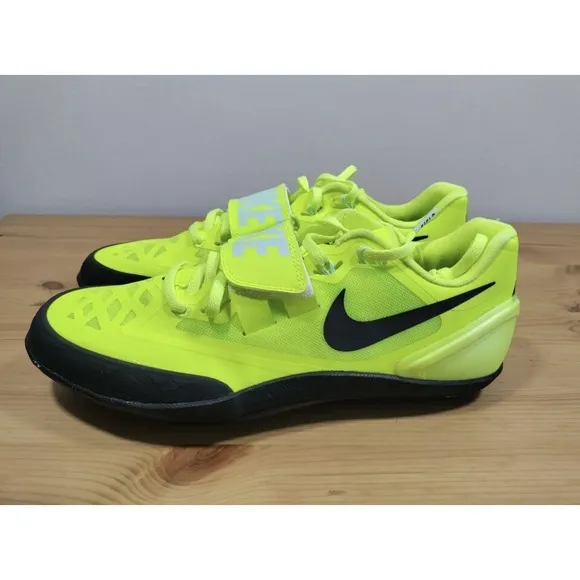 Nike Zoom Rotational 6 Track Throwing Shoes Volt Mens Size 6.5 / Women Size 8