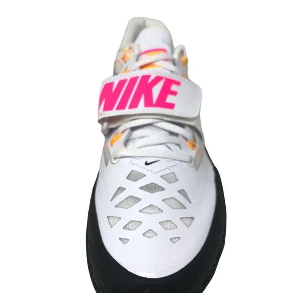 Nike Zoom Rotational 6 White Hyper Pink Mens Throwing Shoes Size 9 685131 102
