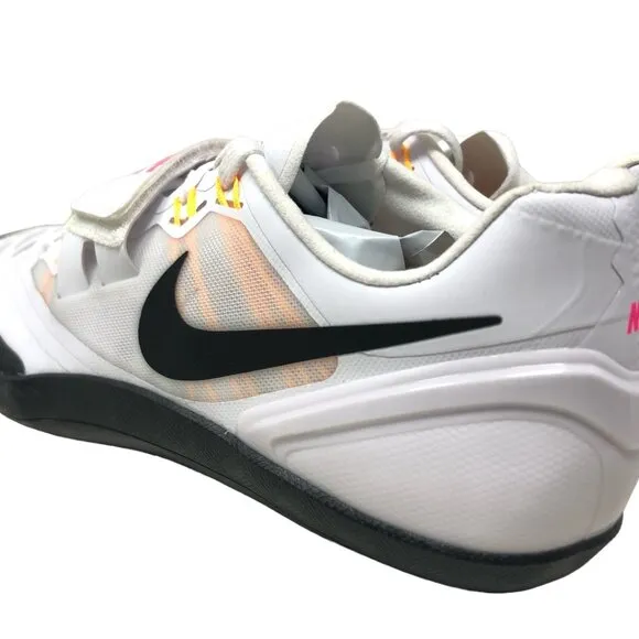 Nike Zoom Rotational 6 White Hyper Pink Mens Throwing Shoes Size 9 685131 102