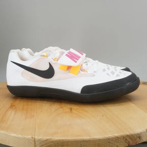 Nike Zoom SD 4 Mens Size 10.5 Shot Put Throwing Shoes White Hyper Pink Track NEW
