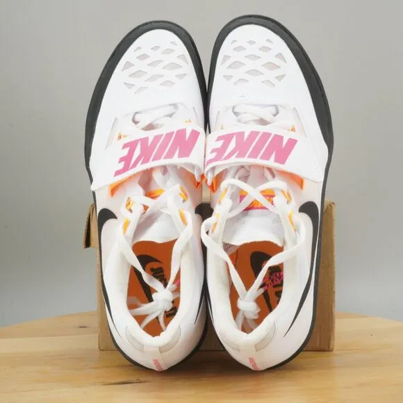 Nike Zoom SD 4 Mens Size 10.5 Shot Put Throwing Shoes White Hyper Pink Track NEW