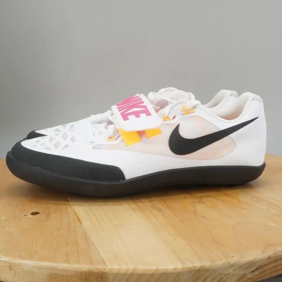 Nike Zoom SD 4 Mens Size 10.5 Shot Put Throwing Shoes White Hyper Pink Track NEW