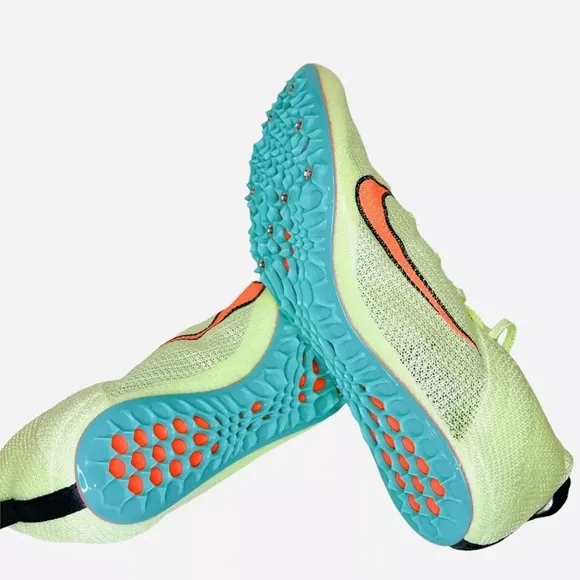 Nike Zoom Superfly Elite 2 Barely Volt Track Spikes CD4382-700 Mens Size 14
