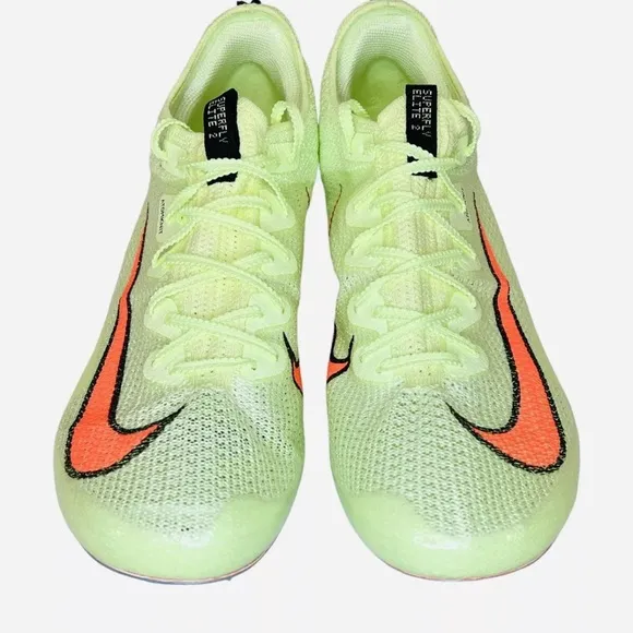 Nike Zoom Superfly Elite 2 Barely Volt Track Spikes CD4382-700 Mens Size 14