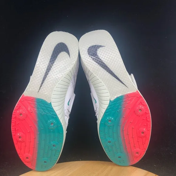 Nike Zoom Track Elite White Ombre New Men's Size 8.5 Shoes 705394-101