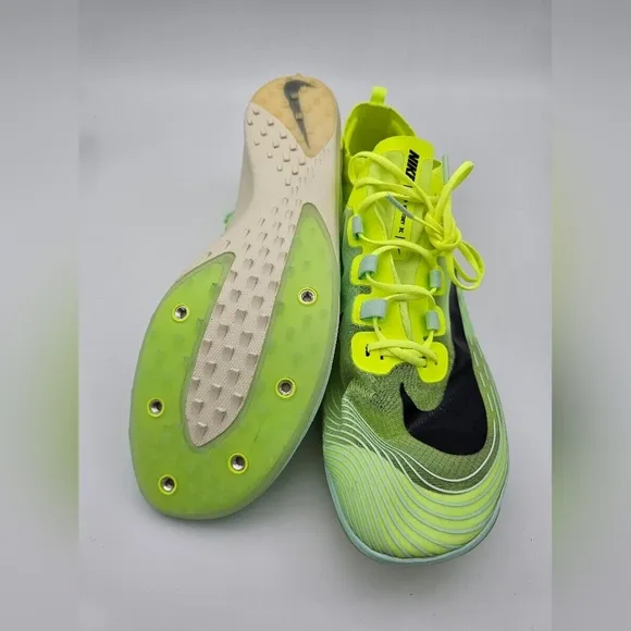 Nike Zoom Victory 5 XC 'Volt Mint Foam' Track Shoes Men's Size 13