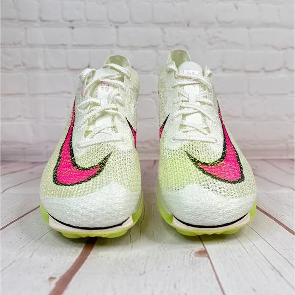 Nike Zoom Victory Sail Lemon Pink Track &amp; Field Spikes Shoes Men Sz 8 CD4385-101