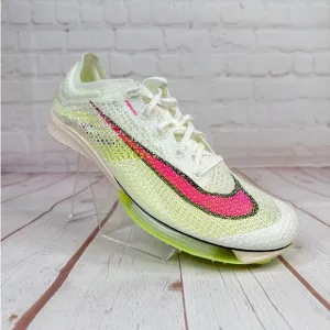 Nike Zoom Victory Sail Lemon Pink Track &amp; Field Spikes Shoes Men Sz 8 CD4385-101