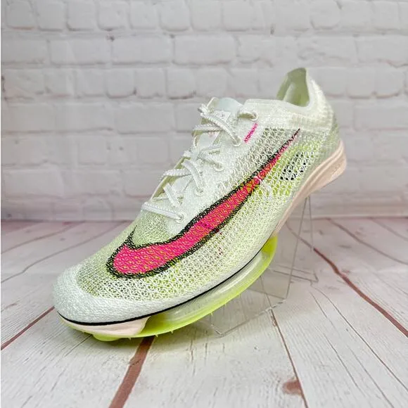 Nike Zoom Victory Sail Lemon Pink Track &amp; Field Spikes Shoes Men Sz 8 CD4385-101