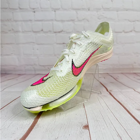 Nike Zoom Victory Sail Lemon Pink Track &amp; Field Spikes Shoes Size 12 CD4385-101