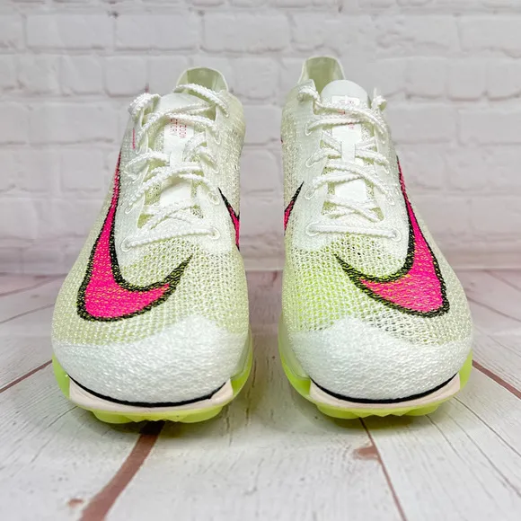 Nike Zoom Victory Sail Lemon Pink Track &amp; Field Spikes Shoes Size 12 CD4385-101