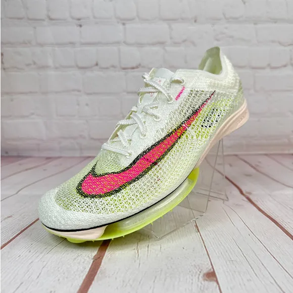 Nike Zoom Victory Sail Lemon Pink Track &amp; Field Spikes Shoes Size 12 CD4385-101