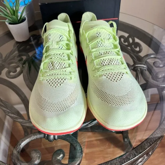 Nike Zoom X Dragonfly Track Shoes Barely Volt/Hyper Orange CV0400-700 Mens Sz 13