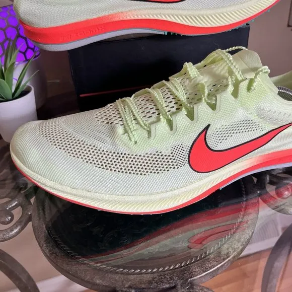 Nike Zoom X Dragonfly Track Shoes Barely Volt/Hyper Orange CV0400-700 Mens Sz 13