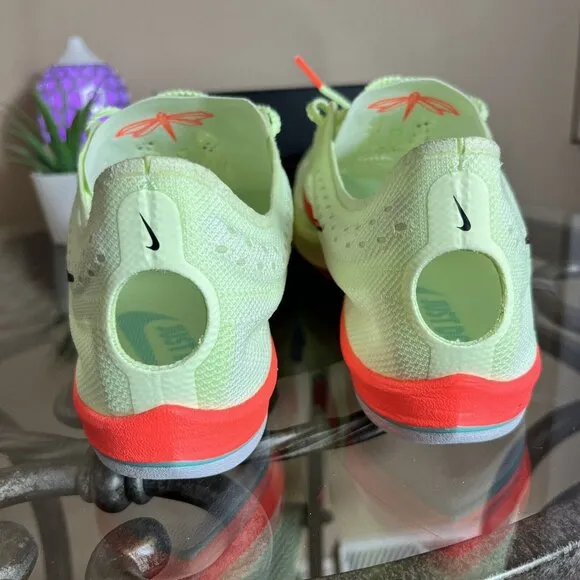 Nike Zoom X Dragonfly Track Shoes Barely Volt/Hyper Orange CV0400-700 Mens Sz 13