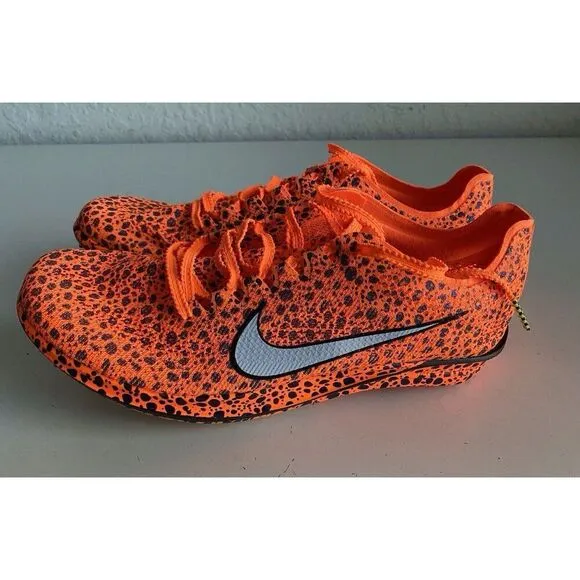 Nike Zoom Dragonfly 2 Orange Black Electric Pack Track Spikes FV2326-900 Sz 7.5