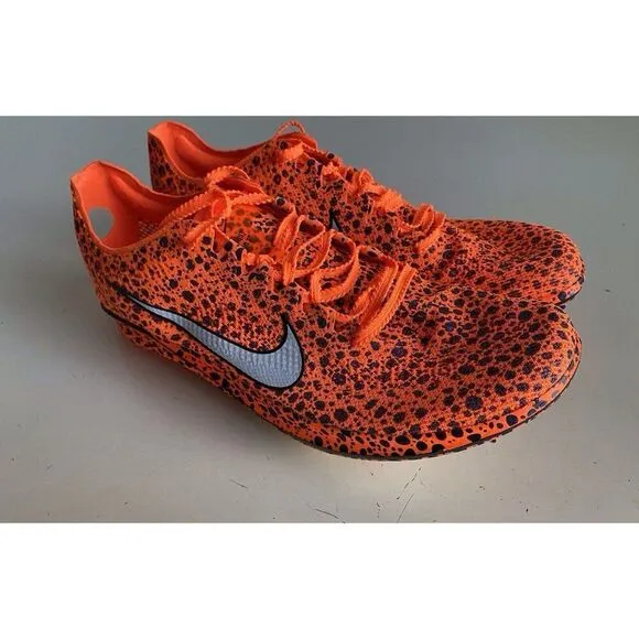 Nike Zoom Dragonfly 2 Orange Black Electric Pack Track Spikes FV2326-900 Sz 7.5