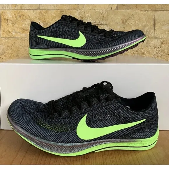 Nike ZoomX DragonFly Black Lime Blast Spiked Track Shoes Mens Size 4 CV0400-001