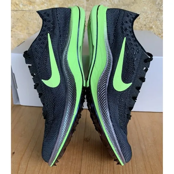 Nike ZoomX DragonFly Black Lime Blast Spiked Track Shoes Mens Size 4 CV0400-001