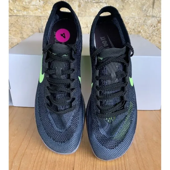 Nike ZoomX DragonFly Black Lime Blast Spiked Track Shoes Mens Size 4 CV0400-001