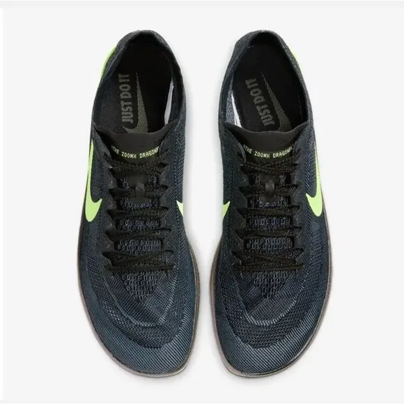 Nike ZoomX DragonFly Black Lime Blast Spiked Track Shoes Mens Size 4 CV0400-001
