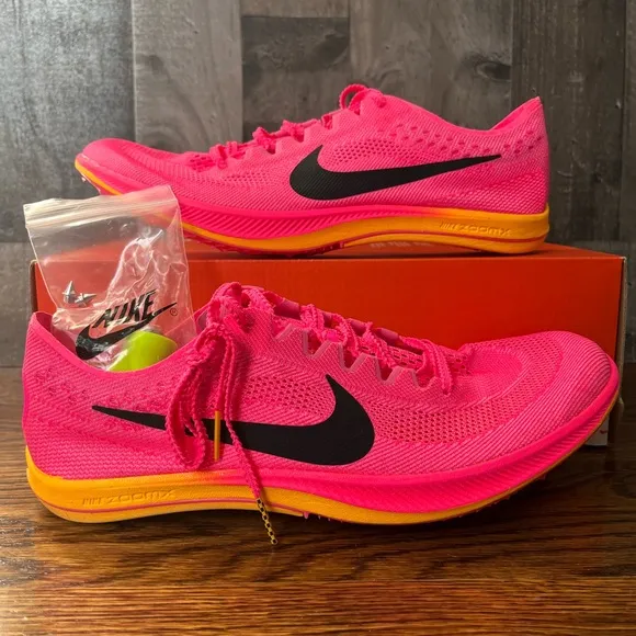 Nike Zoomx Dragonfly Hyper Pink Spike Track Shoes Mens Size 11 CV0400-600 No Lid