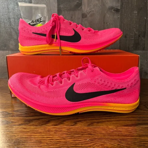 Nike Zoomx Dragonfly Hyper Pink Spike Track Shoes Mens Size 11 CV0400-600 No Lid