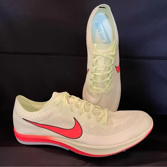 Nike ZoomX Dragonfly Track Spikes Shoes Volt Hyper Orange CV0400-700 Men Size 13