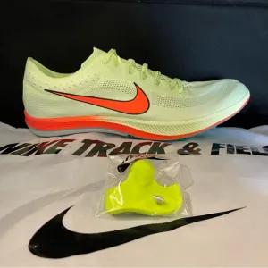 Nike ZoomX Dragonfly Track Spikes Shoes Volt Hyper Orange CV0400-700 Men Size 13