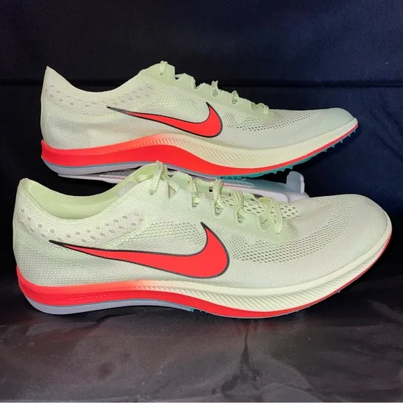Nike ZoomX Dragonfly Track Spikes Shoes Volt Hyper Orange CV0400-700 Men Size 13